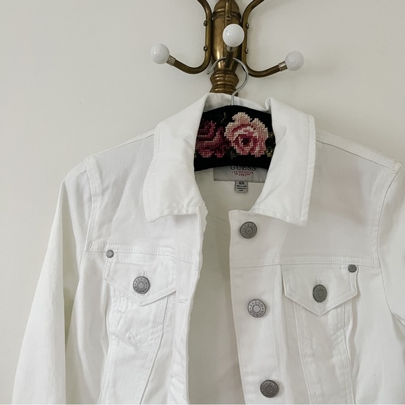 GUESS White Jean Jacket - Picture 2 of 3